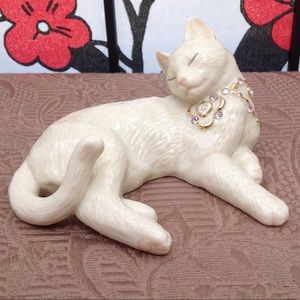 Lenox Porcelain Cat Figurine - Dream of Me